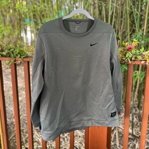 Nike Men's Olive Green Sweatshirt